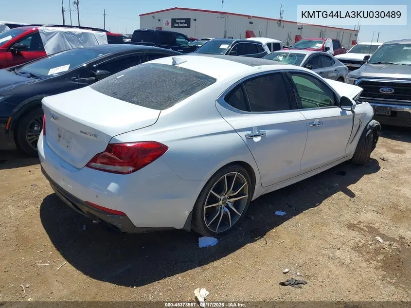 2019 Genesis G70 2.0T Advanced VIN: KMTG44LA3KU030489 Lot: 45373567