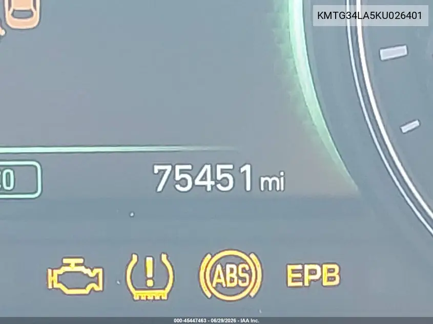 2019 Genesis G70 2.0T Advanced VIN: KMTG34LA5KU026401 Lot: 45447463