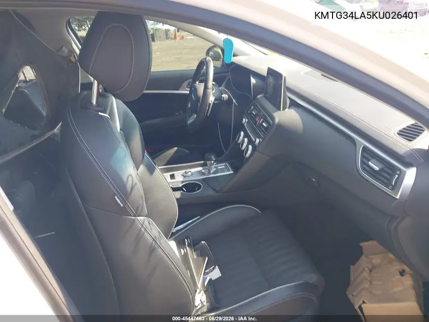 2019 Genesis G70 2.0T Advanced VIN: KMTG34LA5KU026401 Lot: 45447463
