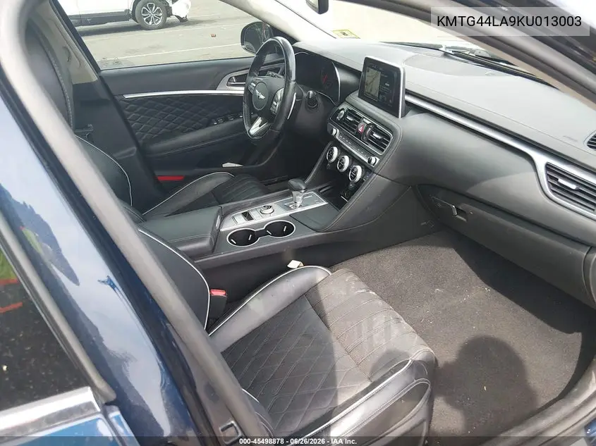 2019 Genesis G70 2.0T Advanced VIN: KMTG44LA9KU013003 Lot: 45498878