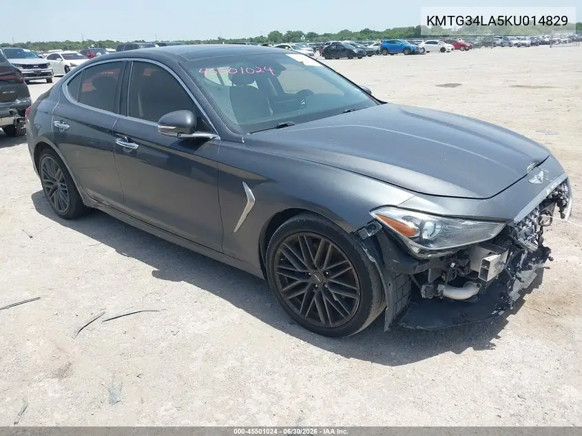 2019 Genesis G70 2.0T Advanced VIN: KMTG34LA5KU014829 Lot: 45501024