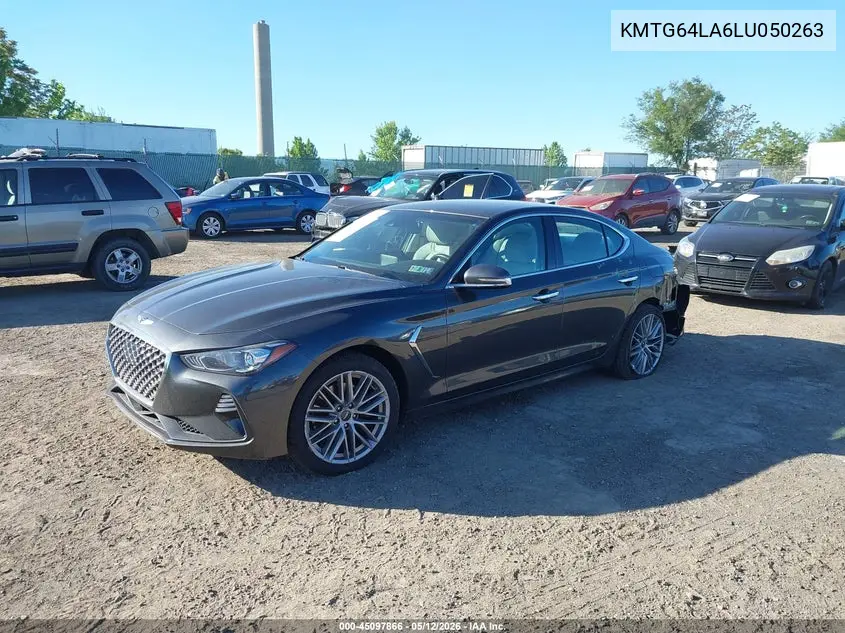2020 Genesis G70 2.0T Awd VIN: KMTG64LA6LU050263 Lot: 45097866