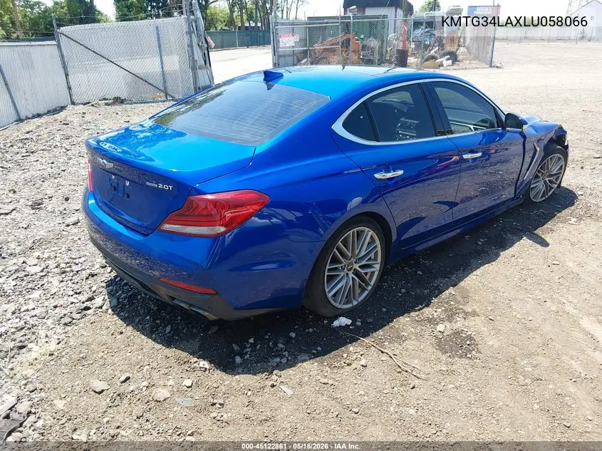 2020 Genesis G70 2.0T Awd VIN: KMTG34LAXLU058066 Lot: 45122861