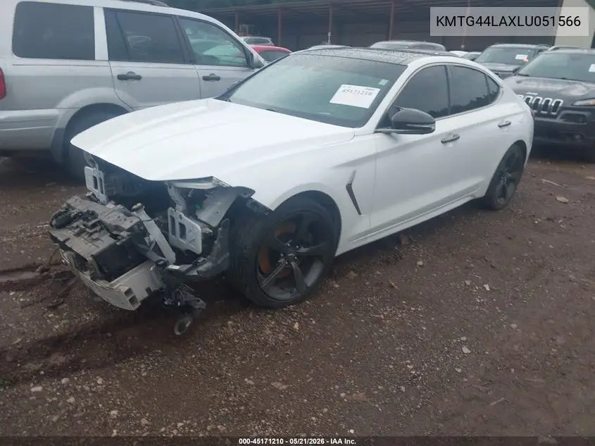 2020 Genesis G70 2.0T Awd VIN: KMTG44LAXLU051566 Lot: 45171210