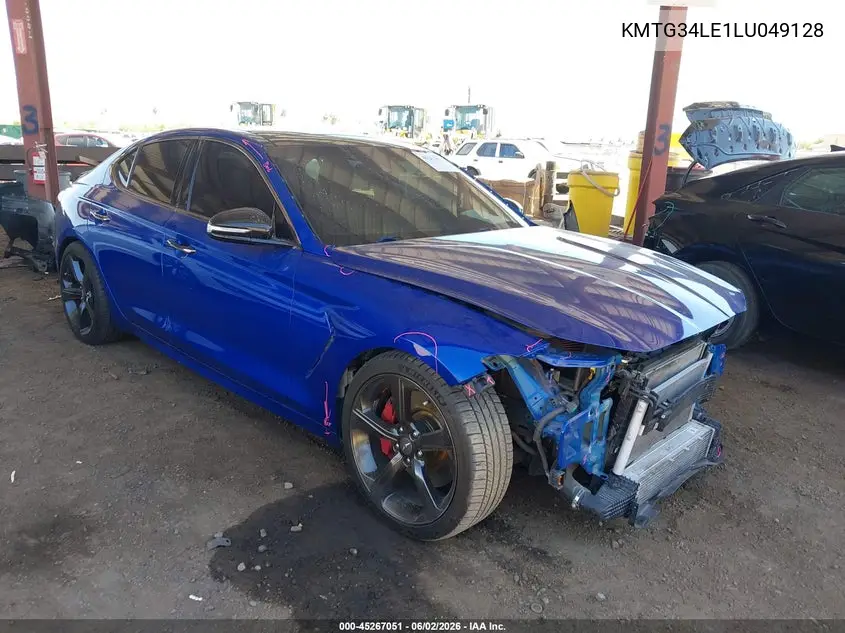 2020 Genesis G70 3.3T Rwd VIN: KMTG34LE1LU049128 Lot: 45267051