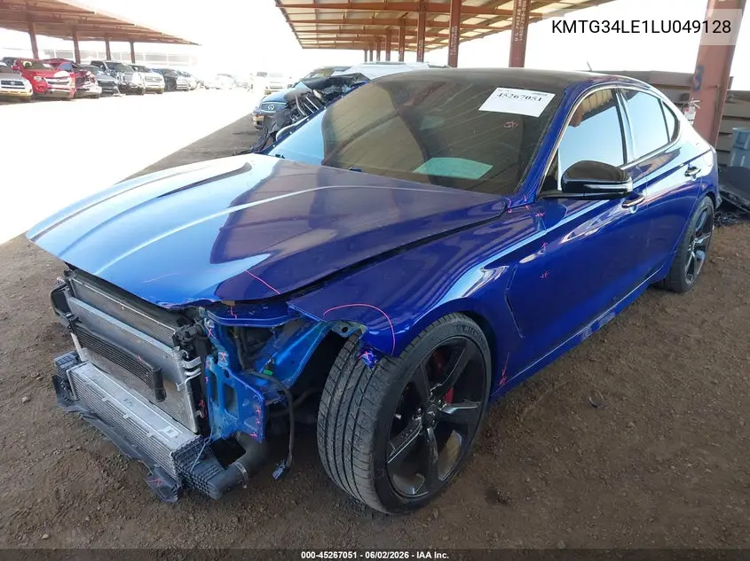 2020 Genesis G70 3.3T Rwd VIN: KMTG34LE1LU049128 Lot: 45267051