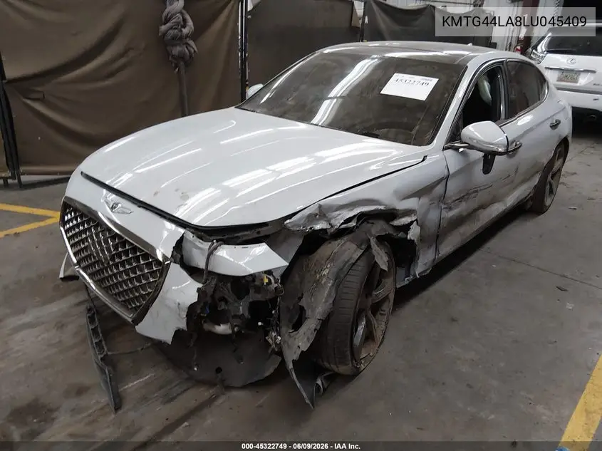 2020 Genesis G70 2.0T Rwd VIN: KMTG44LA8LU045409 Lot: 45322749