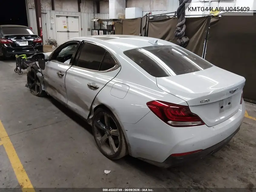 2020 Genesis G70 2.0T Rwd VIN: KMTG44LA8LU045409 Lot: 45322749