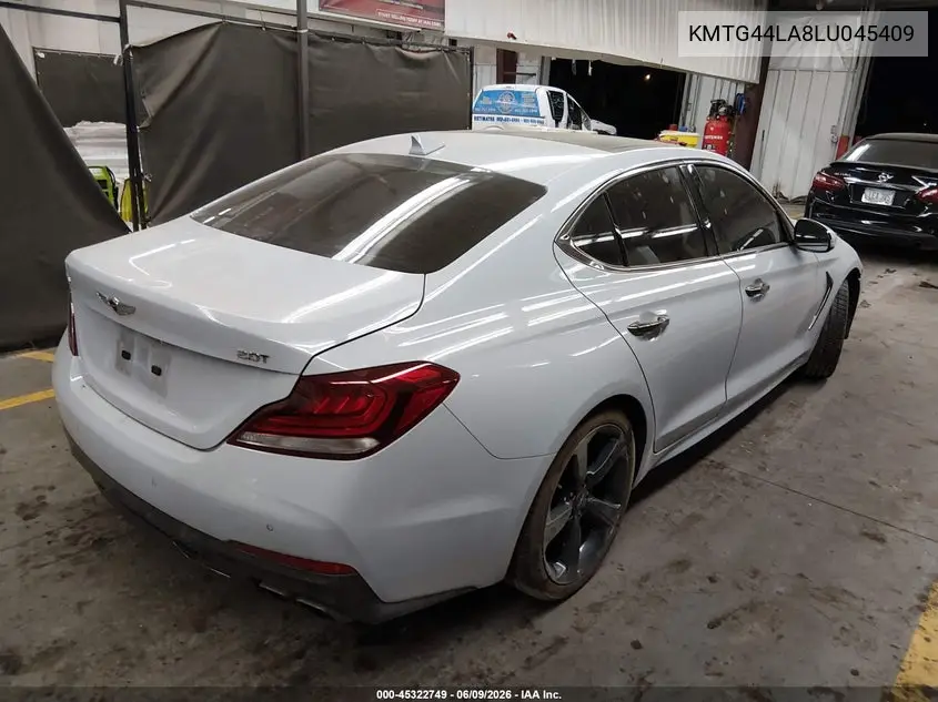 2020 Genesis G70 2.0T Rwd VIN: KMTG44LA8LU045409 Lot: 45322749