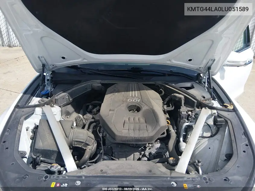 2020 Genesis G70 2.0T Awd VIN: KMTG44LA0LU051589 Lot: 45325313
