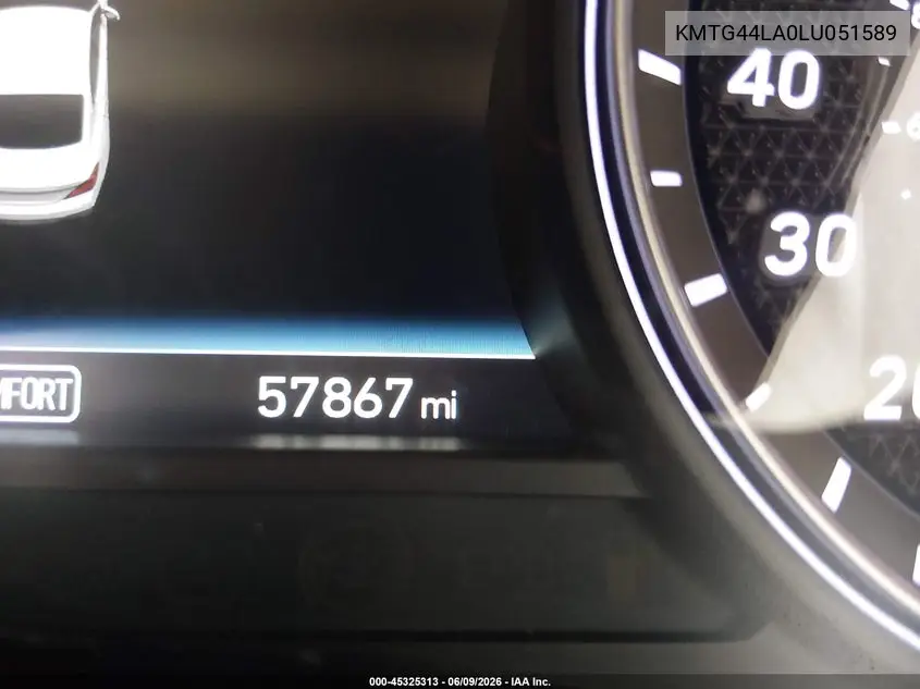 2020 Genesis G70 2.0T Awd VIN: KMTG44LA0LU051589 Lot: 45325313