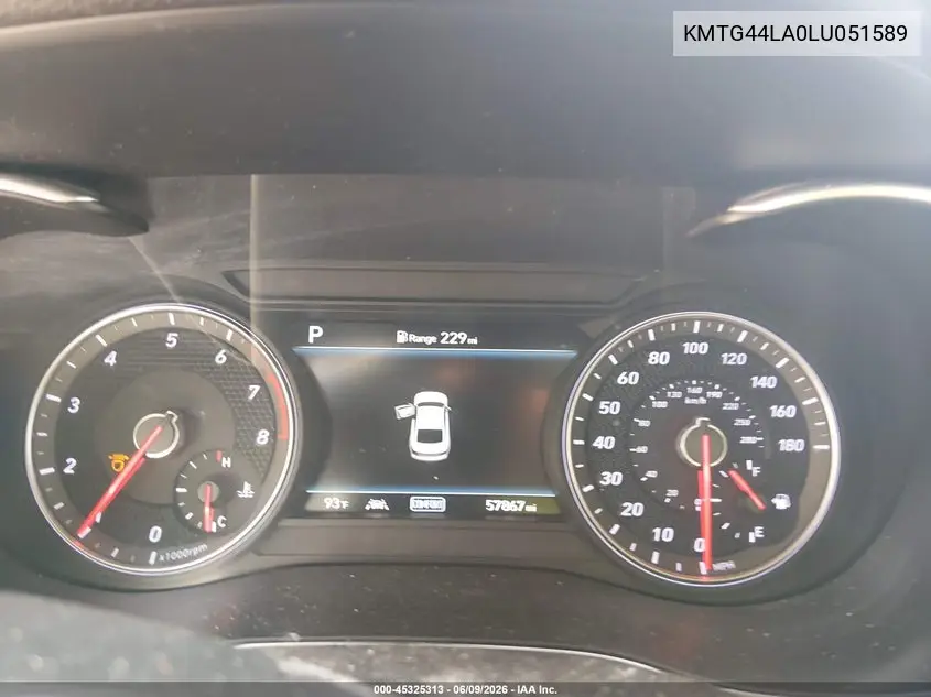 2020 Genesis G70 2.0T Awd VIN: KMTG44LA0LU051589 Lot: 45325313