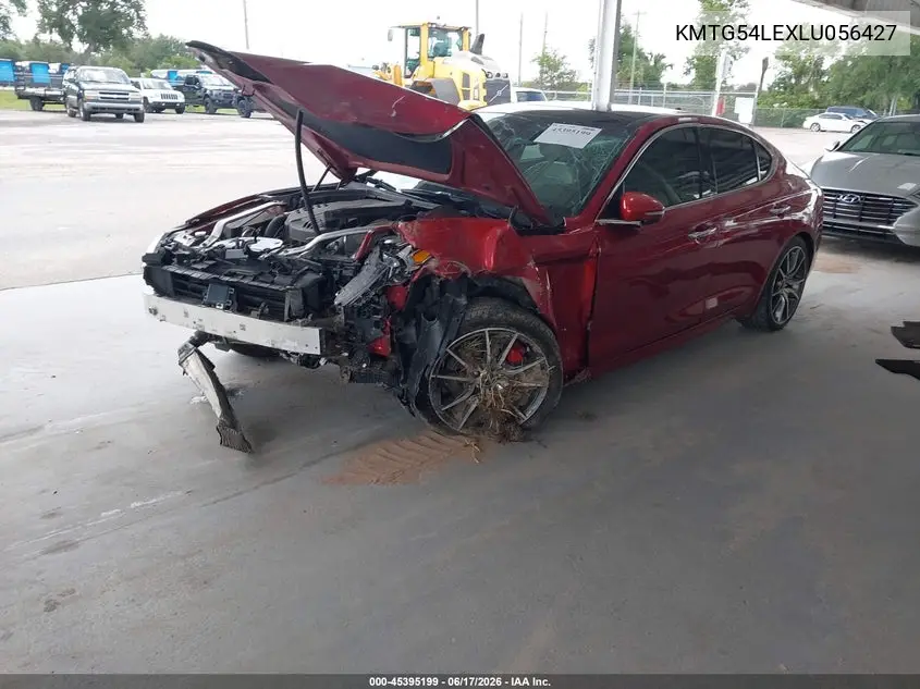 2020 Genesis G70 3.3T Rwd VIN: KMTG54LEXLU056427 Lot: 45395199