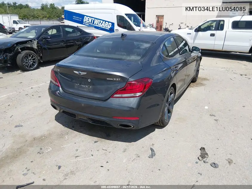 2020 Genesis G70 3.3T Awd VIN: KMTG34LE1LU054085 Lot: 45399857