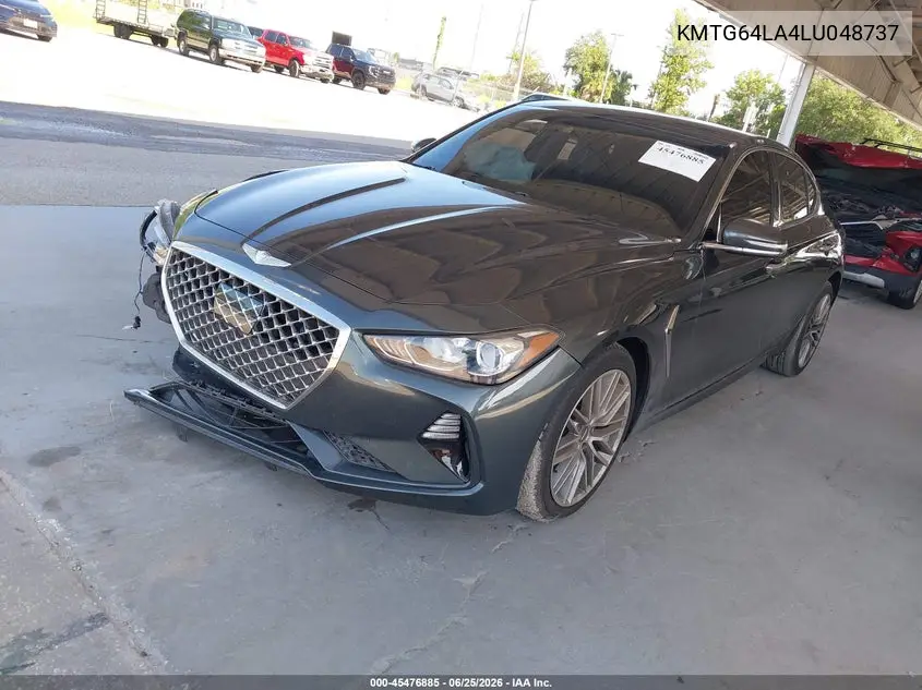 2020 Genesis G70 2.0T Rwd VIN: KMTG64LA4LU048737 Lot: 45476885