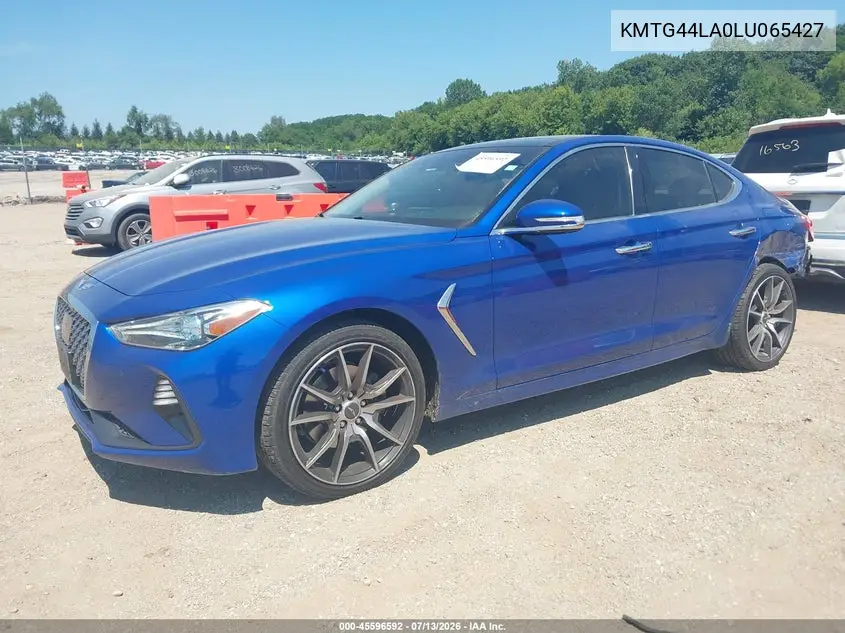 2020 Genesis G70 2.0T Awd VIN: KMTG44LA0LU065427 Lot: 45596592