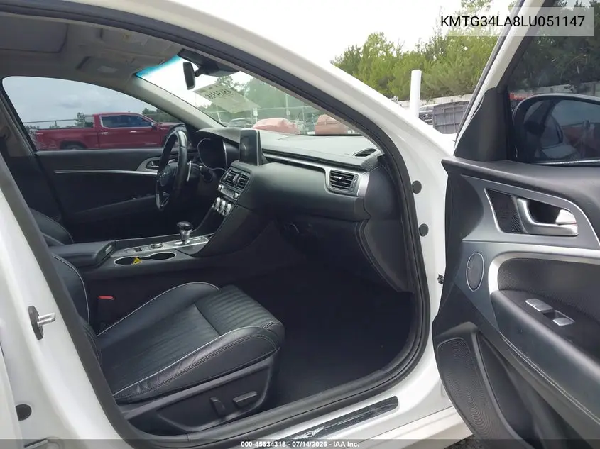 2020 Genesis G70 2.0T Rwd VIN: KMTG34LA8LU051147 Lot: 45634318