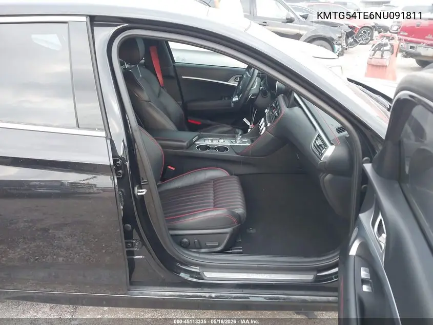 2022 Genesis G70 3.3T Rwd VIN: KMTG54TE6NU091811 Lot: 45113335