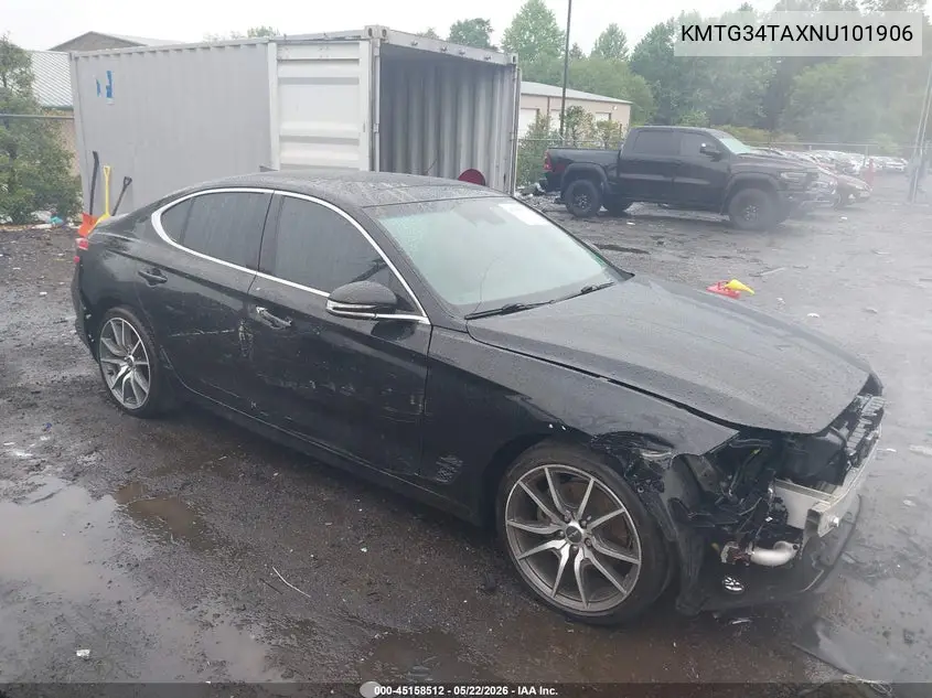 2022 Genesis G70 2.0T Awd VIN: KMTG34TAXNU101906 Lot: 45158512