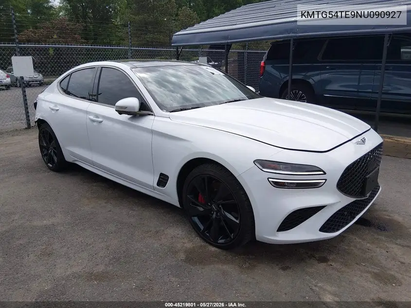 2022 Genesis G70 3.3T Awd VIN: KMTG54TE9NU090927 Lot: 45219801