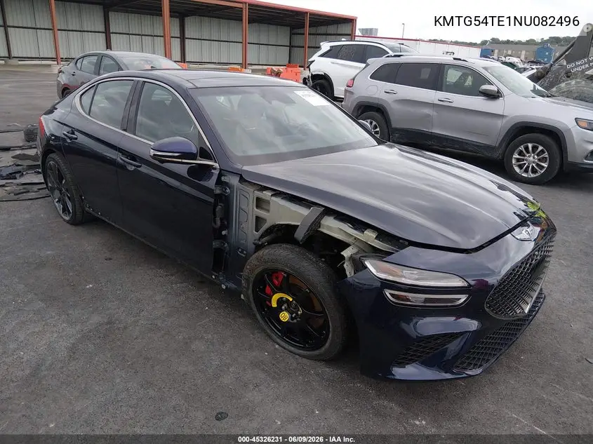 2022 Genesis G70 3.3T Awd VIN: KMTG54TE1NU082496 Lot: 45326231