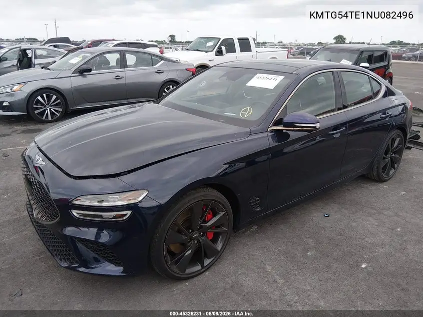 2022 Genesis G70 3.3T Awd VIN: KMTG54TE1NU082496 Lot: 45326231