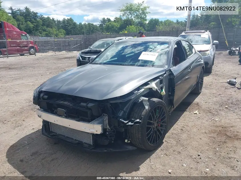 2022 Genesis G70 3.3T Rwd Launch Edition VIN: KMTG14TE9NU082922 Lot: 45367368