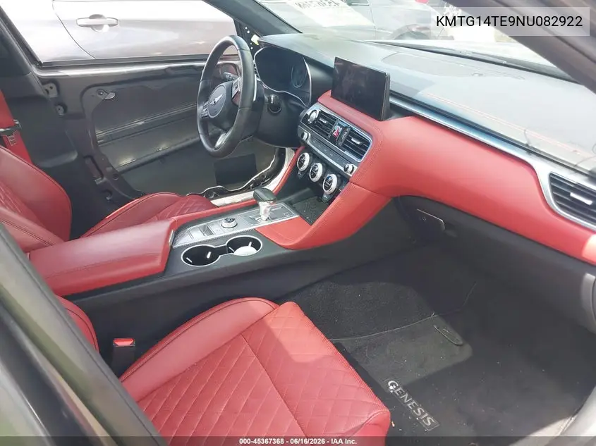 2022 Genesis G70 3.3T Rwd Launch Edition VIN: KMTG14TE9NU082922 Lot: 45367368