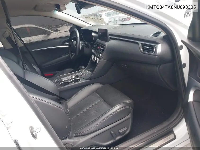 2022 Genesis G70 2.0T Rwd VIN: KMTG34TA8NU093305 Lot: 45381038
