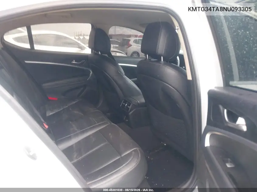 2022 Genesis G70 2.0T Rwd VIN: KMTG34TA8NU093305 Lot: 45381038