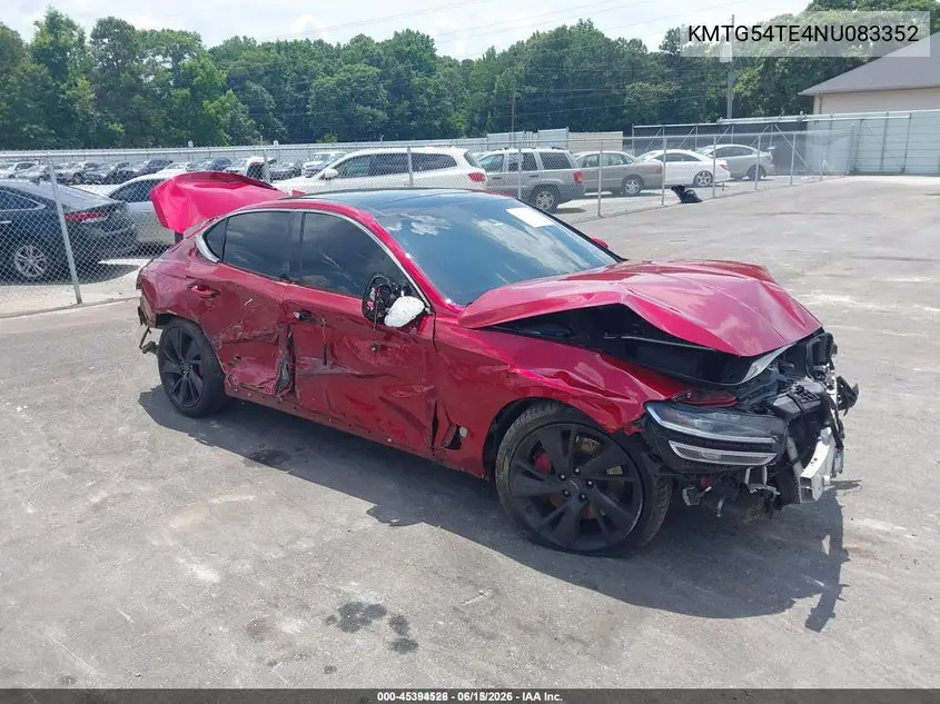 2022 Genesis G70 3.3T Rwd VIN: KMTG54TE4NU083352 Lot: 45394526