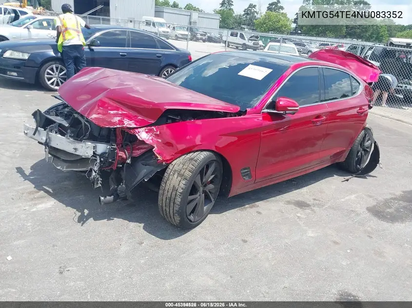 2022 Genesis G70 3.3T Rwd VIN: KMTG54TE4NU083352 Lot: 45394526