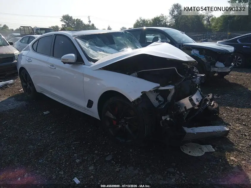 2022 Genesis G70 3.3T Awd VIN: KMTG54TE0NU090332 Lot: 45589989