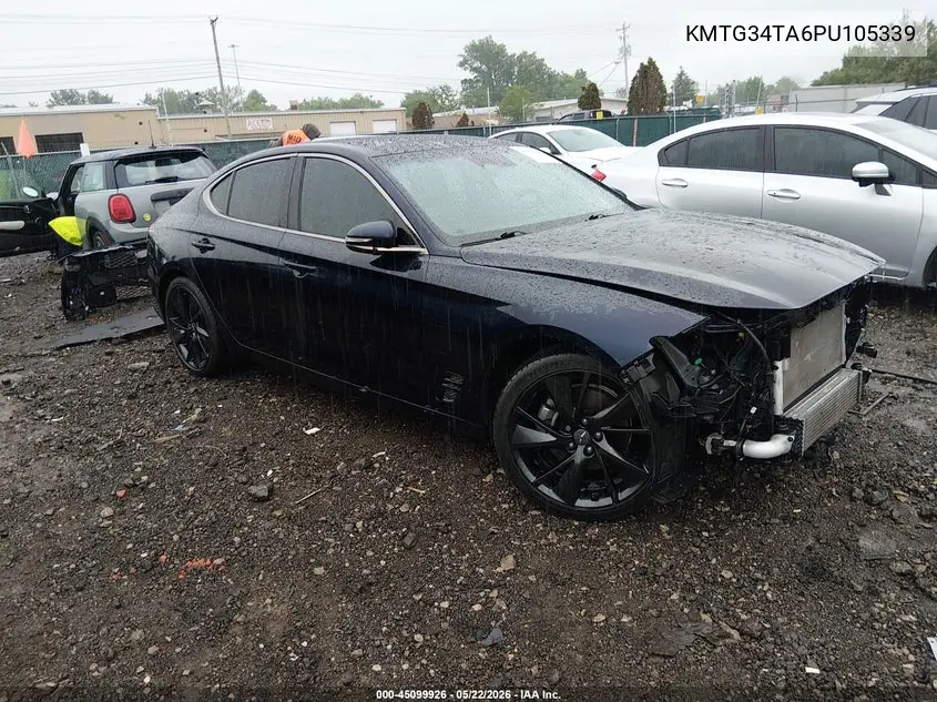 2023 Genesis G70 2.0T Rwd VIN: KMTG34TA6PU105339 Lot: 45099926