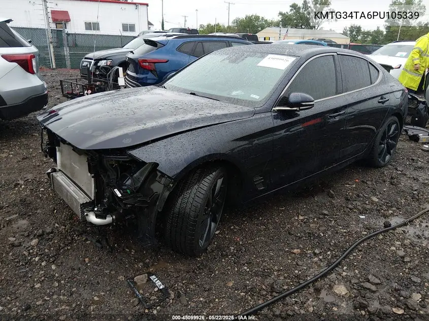 2023 Genesis G70 2.0T Rwd VIN: KMTG34TA6PU105339 Lot: 45099926