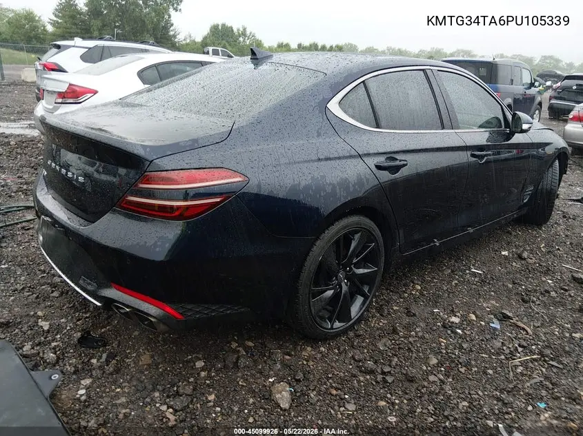 2023 Genesis G70 2.0T Rwd VIN: KMTG34TA6PU105339 Lot: 45099926