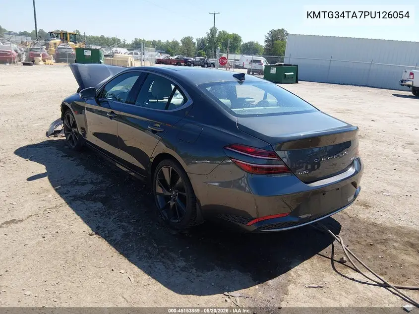 2023 Genesis G70 2.0T Awd VIN: KMTG34TA7PU126054 Lot: 45153859