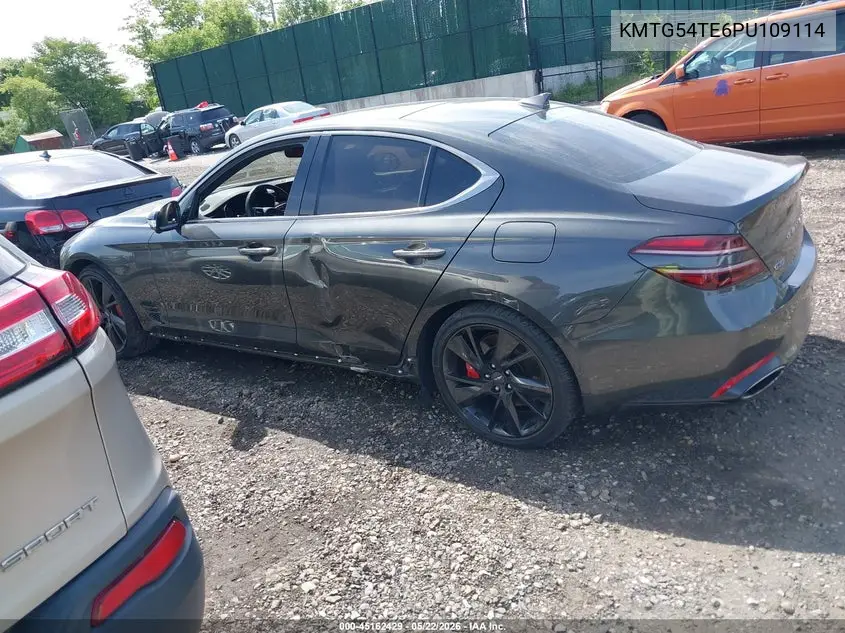 2023 Genesis G70 3.3T Awd VIN: KMTG54TE6PU109114 Lot: 45162429
