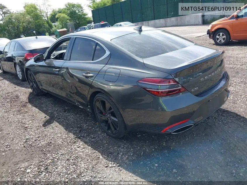 2023 Genesis G70 3.3T Awd VIN: KMTG54TE6PU109114 Lot: 45162429