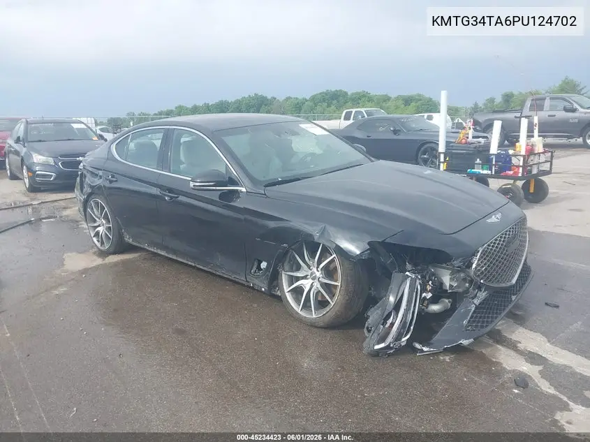2023 Genesis G70 2.0T Rwd VIN: KMTG34TA6PU124702 Lot: 45234423