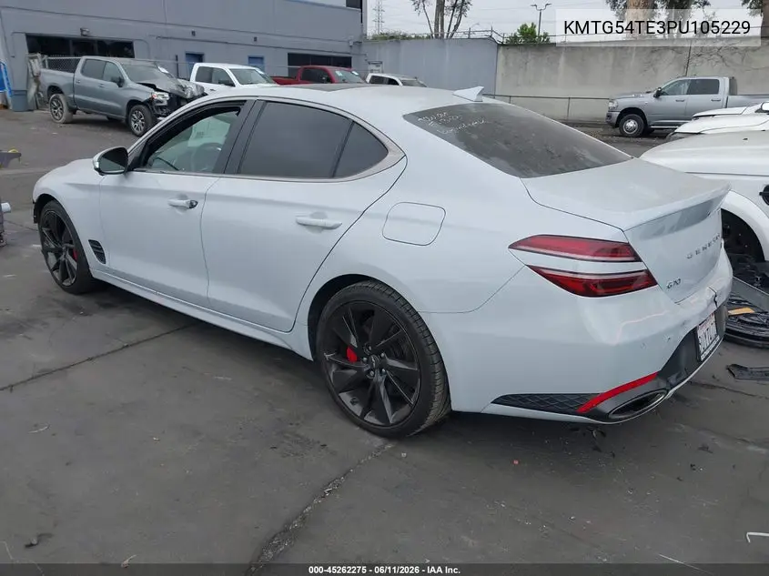2023 Genesis G70 3.3T Rwd VIN: KMTG54TE3PU105229 Lot: 45262275