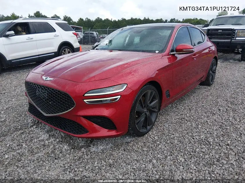 2023 Genesis G70 2.0T Rwd VIN: KMTG34TA1PU121724 Lot: 45388702