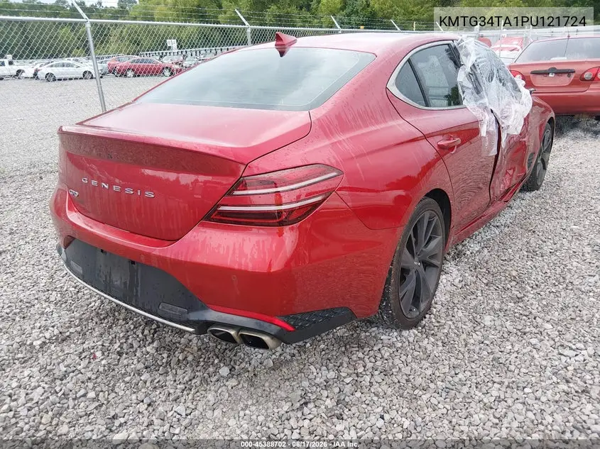 2023 Genesis G70 2.0T Rwd VIN: KMTG34TA1PU121724 Lot: 45388702