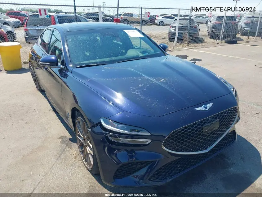 2023 Genesis G70 3.3T Rwd VIN: KMTG54TE4PU106924 Lot: 45398641