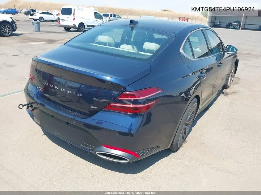 2023 Genesis G70 3.3T Rwd VIN: KMTG54TE4PU106924 Lot: 45398641
