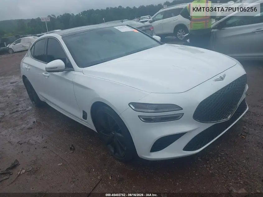 2023 Genesis G70 2.0T Awd VIN: KMTG34TA7PU106256 Lot: 45402752