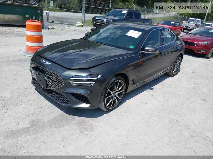 2023 Genesis G70 2.0T Awd VIN: KMTG34TA3PU124186 Lot: 45458995