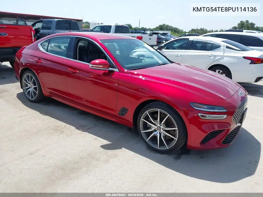 2023 Genesis G70 3.3T Rwd VIN: KMTG54TE8PU114136 Lot: 45478442