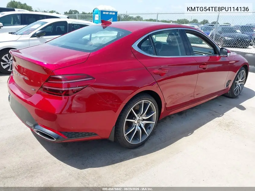 2023 Genesis G70 3.3T Rwd VIN: KMTG54TE8PU114136 Lot: 45478442