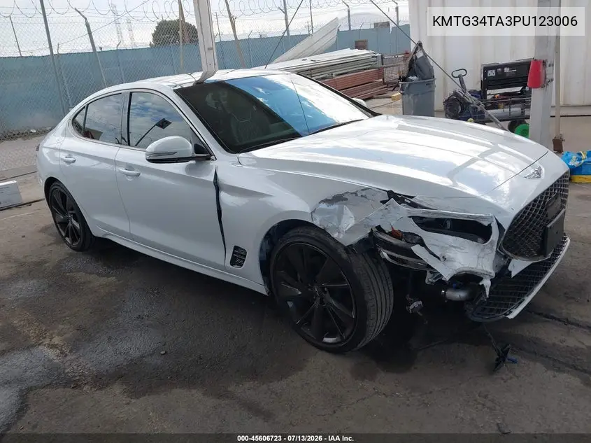 2023 Genesis G70 2.0T Awd VIN: KMTG34TA3PU123006 Lot: 45606723